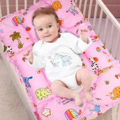 Mattress With Fixed Neck Pillow And Bolsters Savanna Ooh Na Na Pink