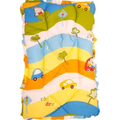 Mattress With Fixed Neck Pillow And Bolsters Cruising In My Car Multicolour