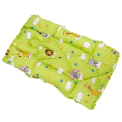 Mattress With Fixed Neck Pillow And Bolsters Fun In The Jungle Green