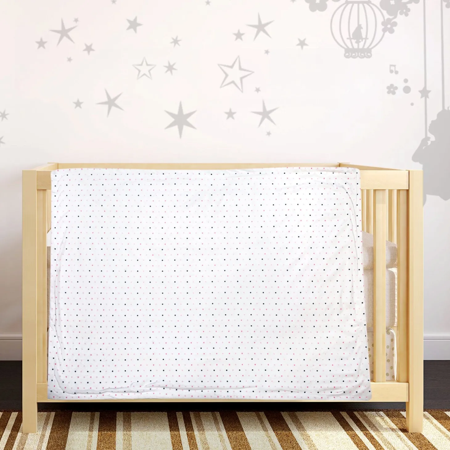 Mini Star White Blanket