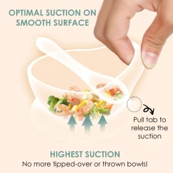Mint Green Silicon Bowl And Spoon Set