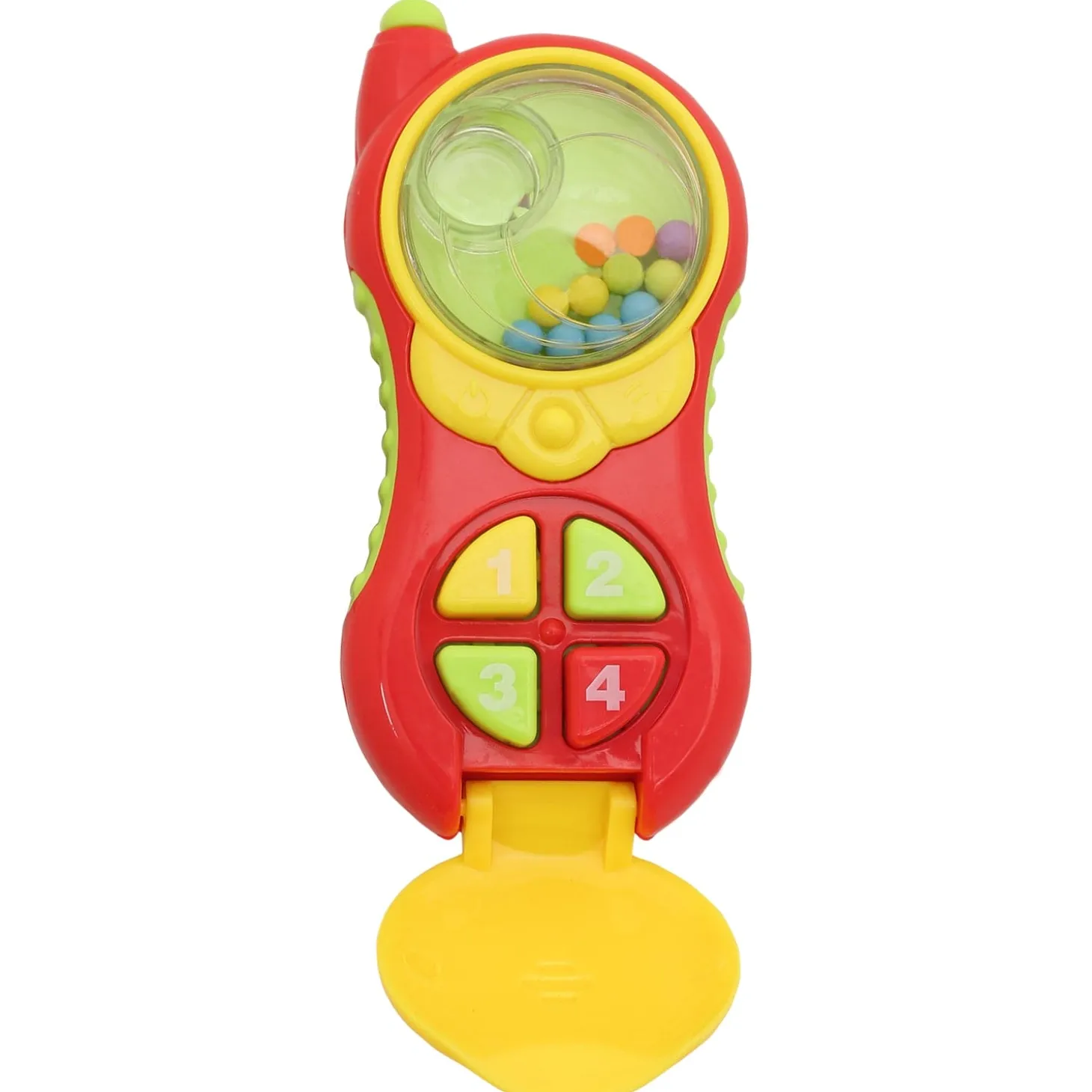 Mixed Multicolour Set of 4 Musical Rattle Toys With Light
