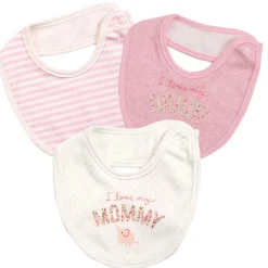 Mommy And Daddy's Princess Pink 3 Pk Bibs