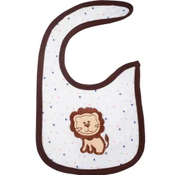 Monkey And Lion Multicolour 3 Pk Bibs