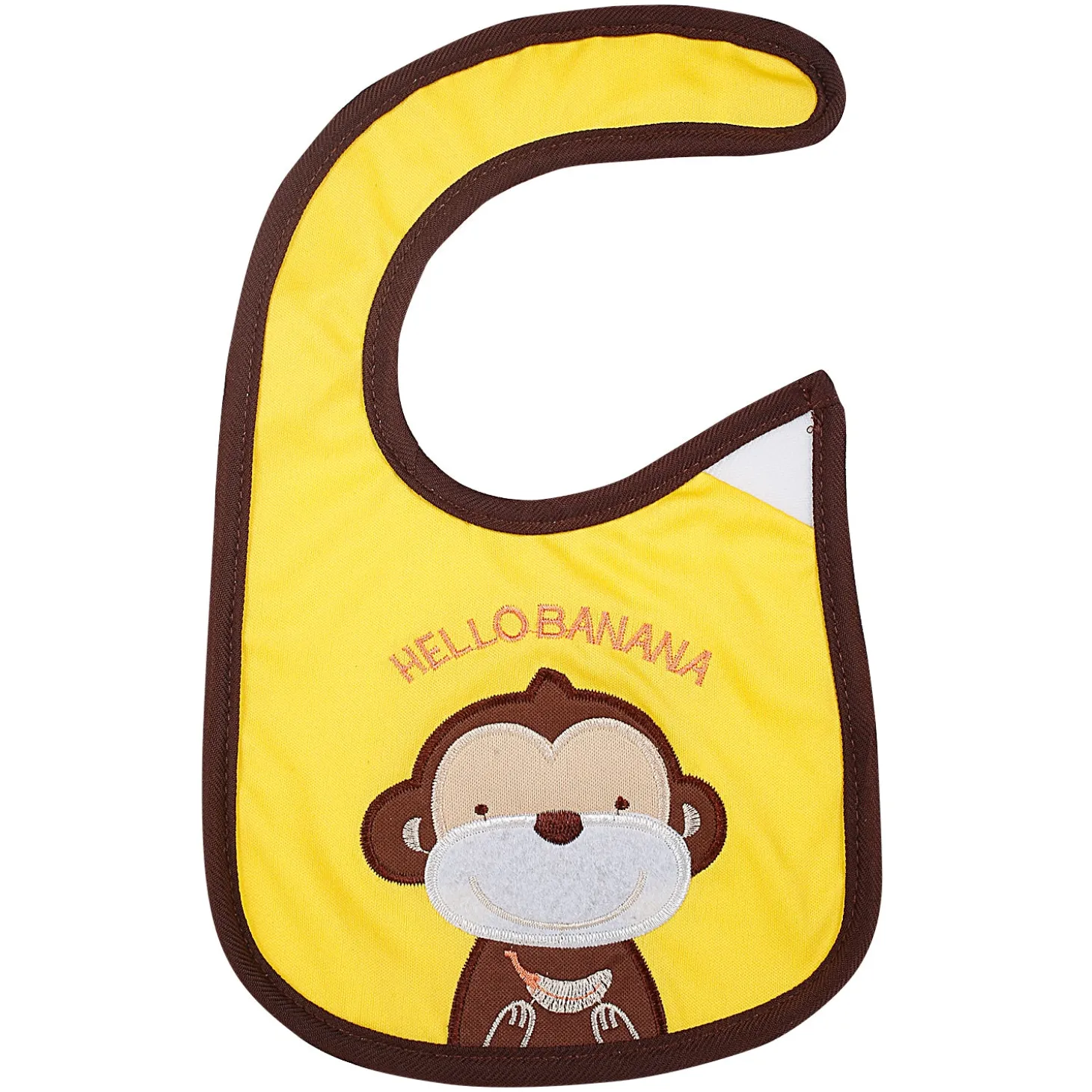 Monkey And Lion Multicolour 3 Pk Bibs