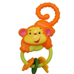 Monkey Bee And Phone Multicolour Set of 3 Musical Rattle Toys