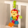 Monkey Red Pulling Toy With Teether