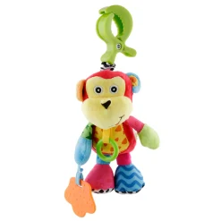 Monkey Red Pulling Toy With Teether