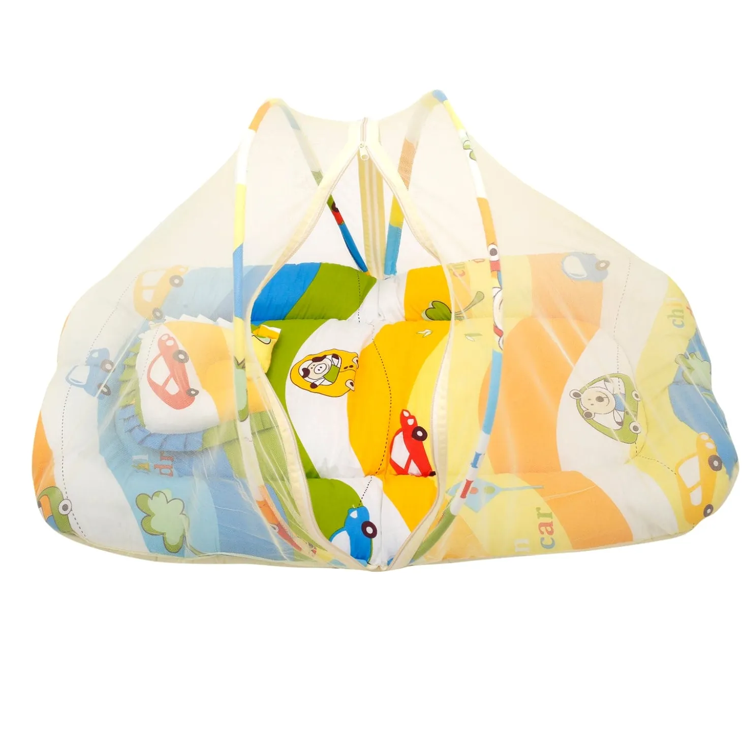 Mosquito Net Tent Mattress Set With Neck Pillow Cruising In My Car Multicolour
