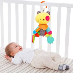 Mr. Patches Yellow Premium Hanging Toy With Teether
