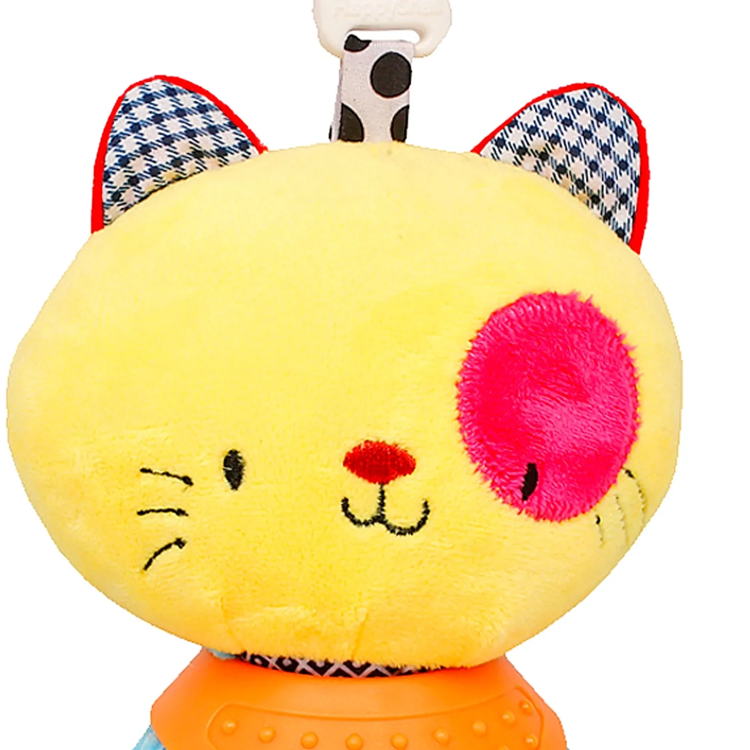 Mr. Patches Yellow Premium Hanging Toy With Teether