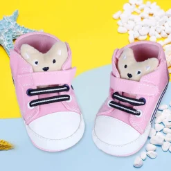 My Buddy Bear Cute And Stylish Comfy Booties - Pink