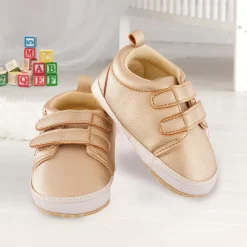 My Star Gold Casual Booties