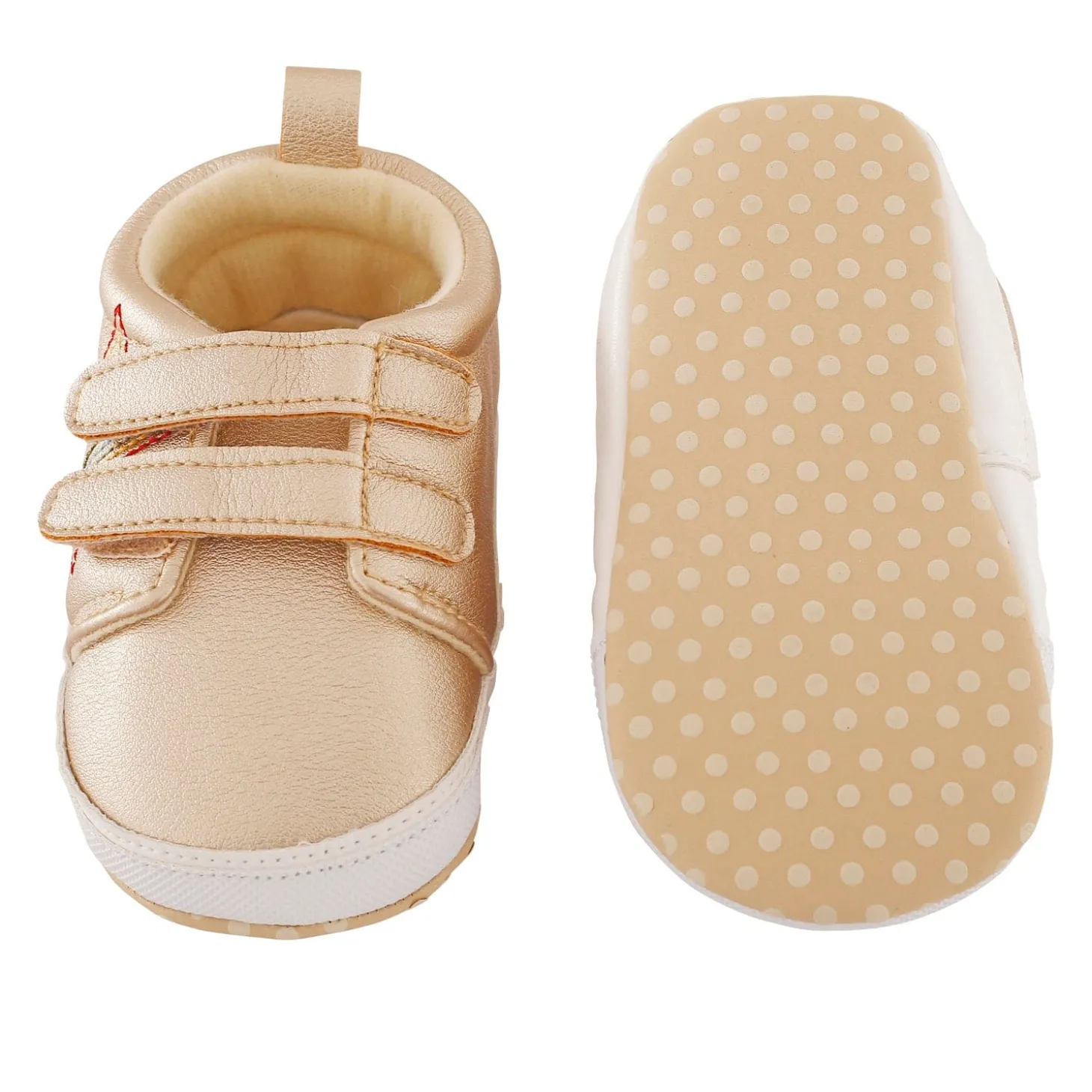 My Star Gold Casual Booties