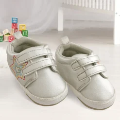 My Star Silver Casual Booties