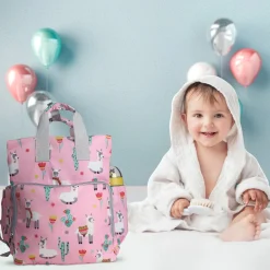 Nature Lover Pink Diaper Bag