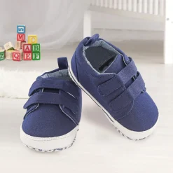Navy Blue Casual Booties