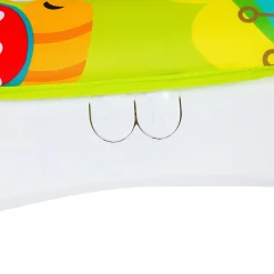 Newborn To Toddler Happy Baby Bouncer With Hanging Toys Green