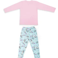 Night Suit Cotton Tshirt Pyjama Unicorn And Butterfly Pink