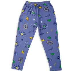 Night Suit Cotton Tshirt And Pyjama Super Frog Grey