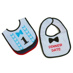 No. 1 Star Blue 3 Pk Bibs