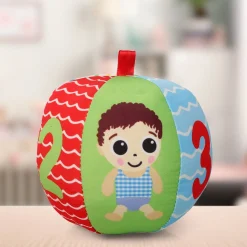 Numbers Blue Rattle Ball
