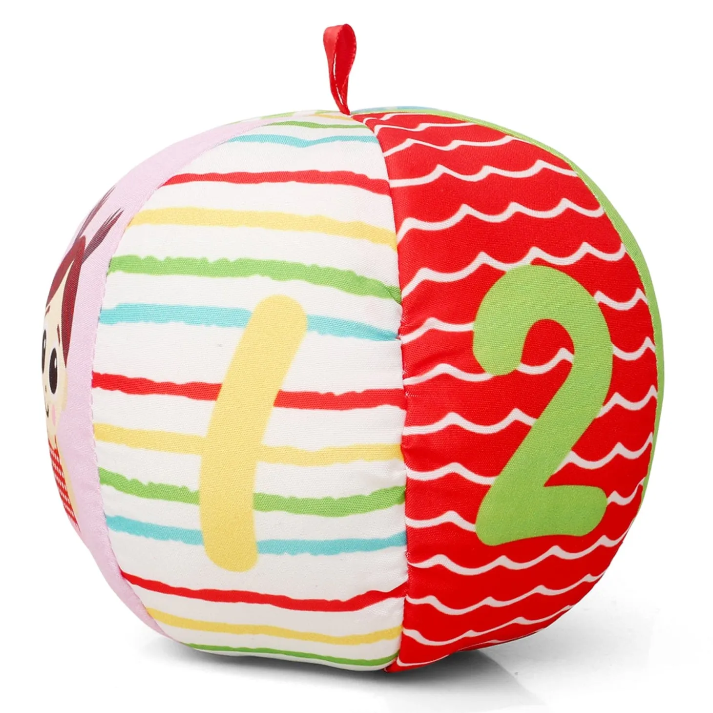 Numbers Blue Rattle Ball