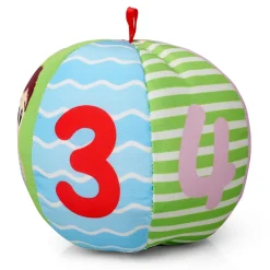 Numbers Blue Rattle Ball