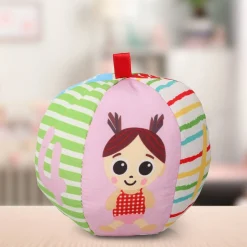 Numbers Pink Rattle Ball