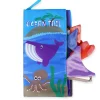 Ocean Tail Early Children Sensory Development Interactive 3D Cloth Book With Rustle Paper - Multicolour