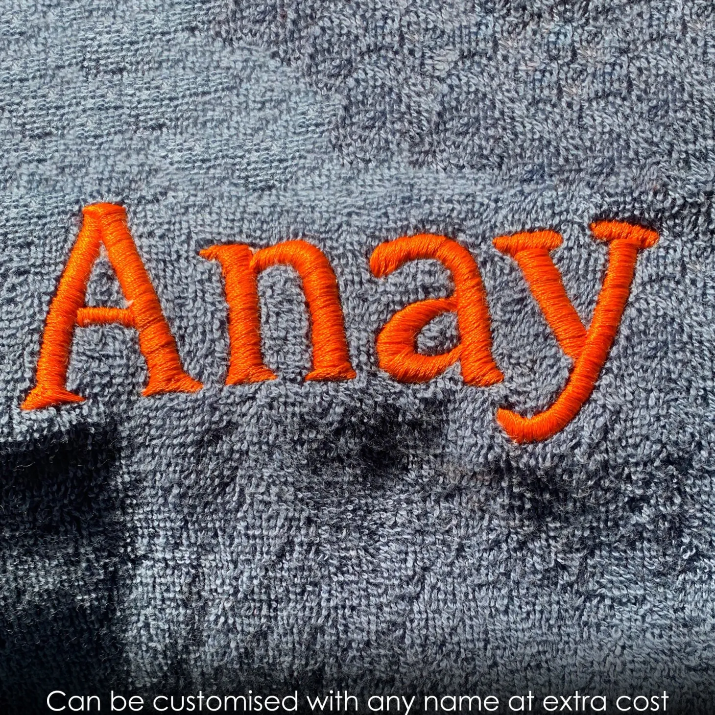 Orange Stripe Blue Star Bathrobe