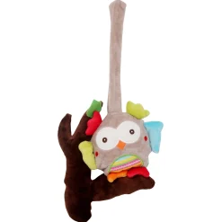 Owl Grey Hanging Pulling Toy
