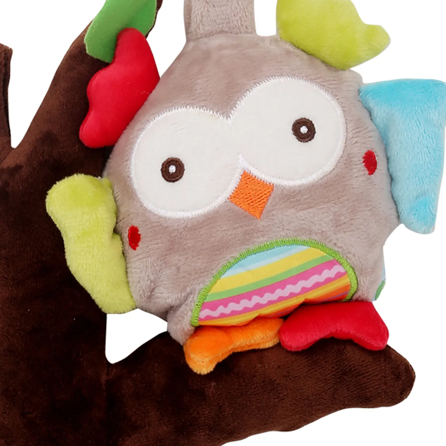 Owl Grey Hanging Pulling Toy