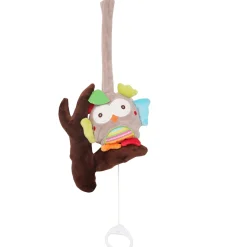 Owl Grey Hanging Pulling Toy