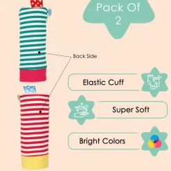 Owls In Love Multicolour Set of 2 Socks Rattle