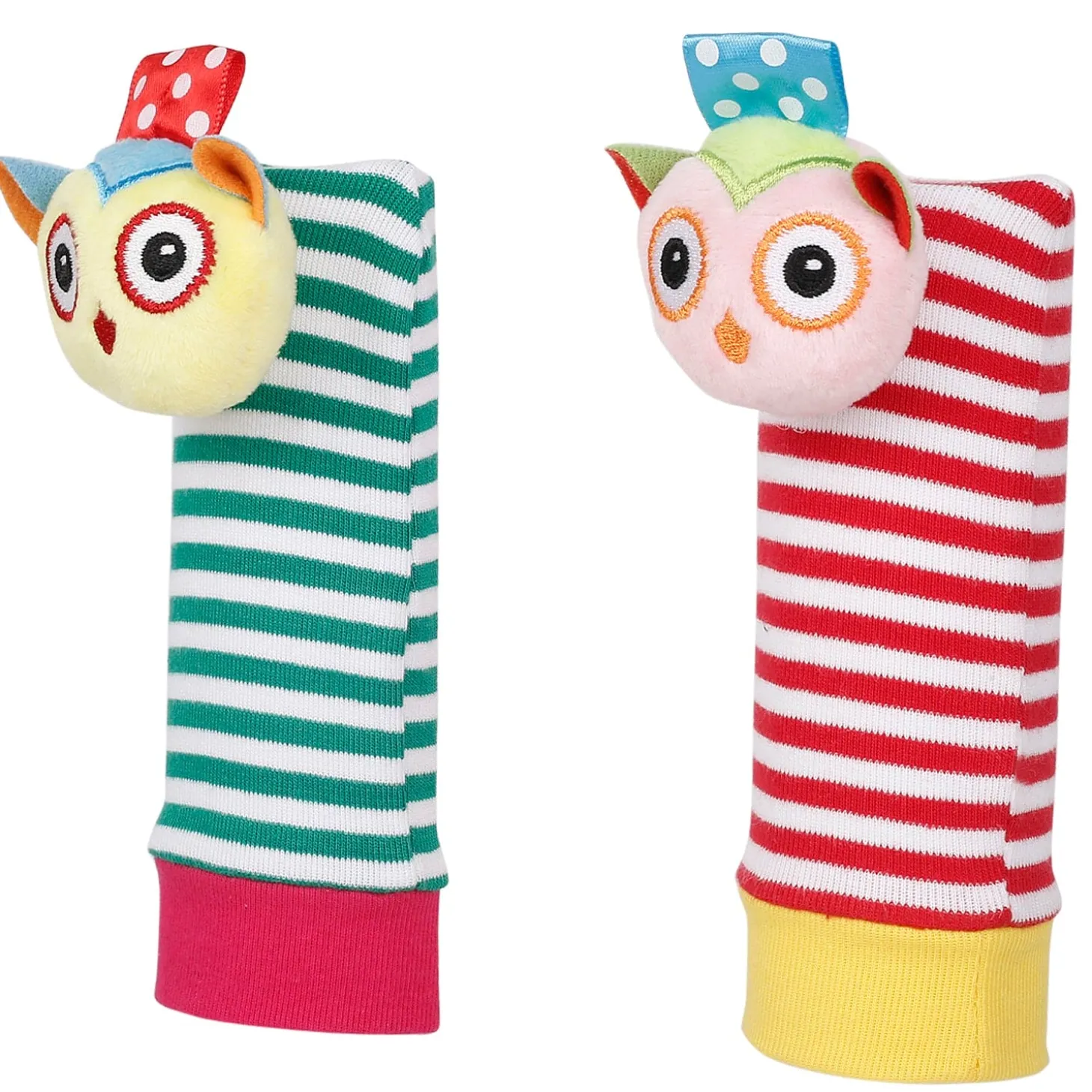 Owls In Love Multicolour Set of 2 Socks Rattle