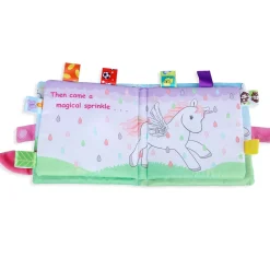 Painted Pony Educational Learning 3D Cloth Book With Rustle Paper - Multicolour