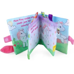 Painted Pony Educational Learning 3D Cloth Book With Rustle Paper - Multicolour