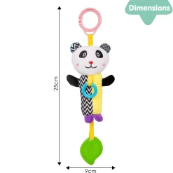 Panda White Hanging Toy With Teether