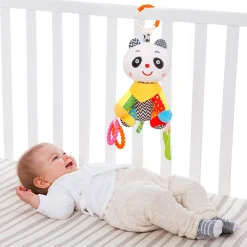 Panda White Premium Hanging Toy With Teether