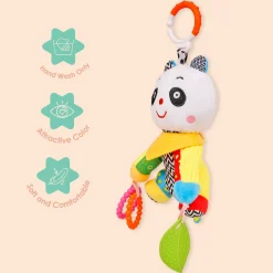 Panda White Premium Hanging Toy With Teether