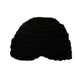 Partywear Black Turban Cap