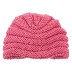 Partywear Pink And Gold Turban Cap