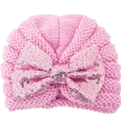 Partywear Pink Turban Cap