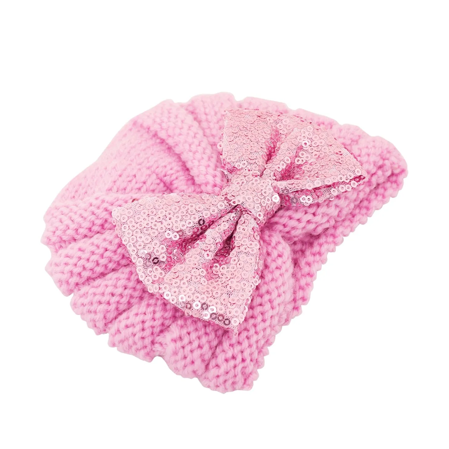 Partywear Pink Turban Cap