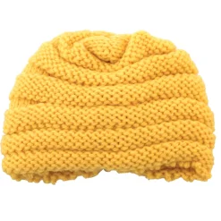 Partywear Yellow And Pink Turban Cap