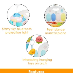 Penguin Party Blue Piano Activity Gym