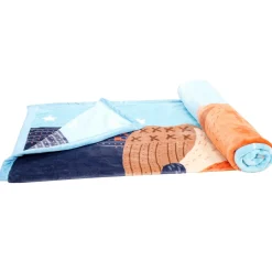 Perfect Star Moment Blue Two-Ply Blanket