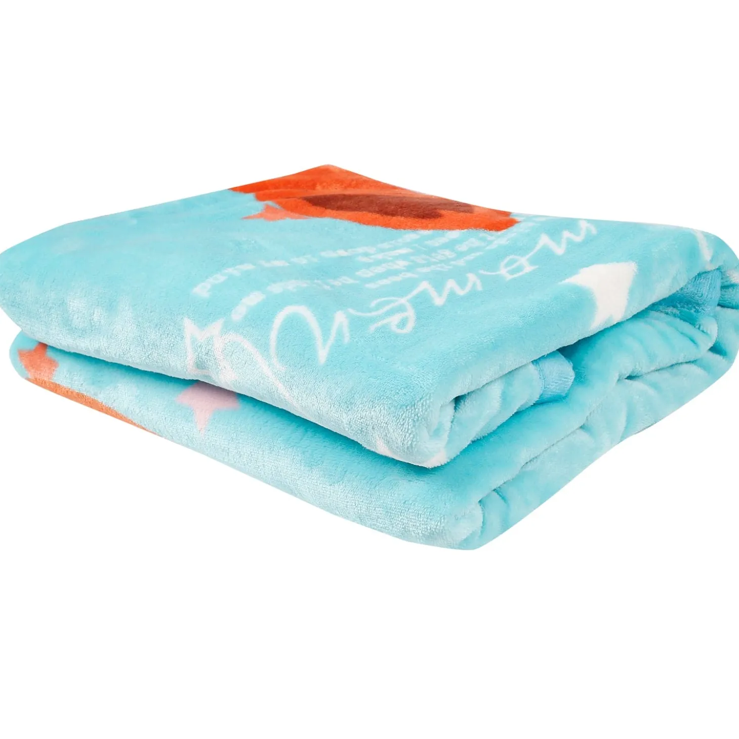 Perfect Star Moment Blue Two-Ply Blanket