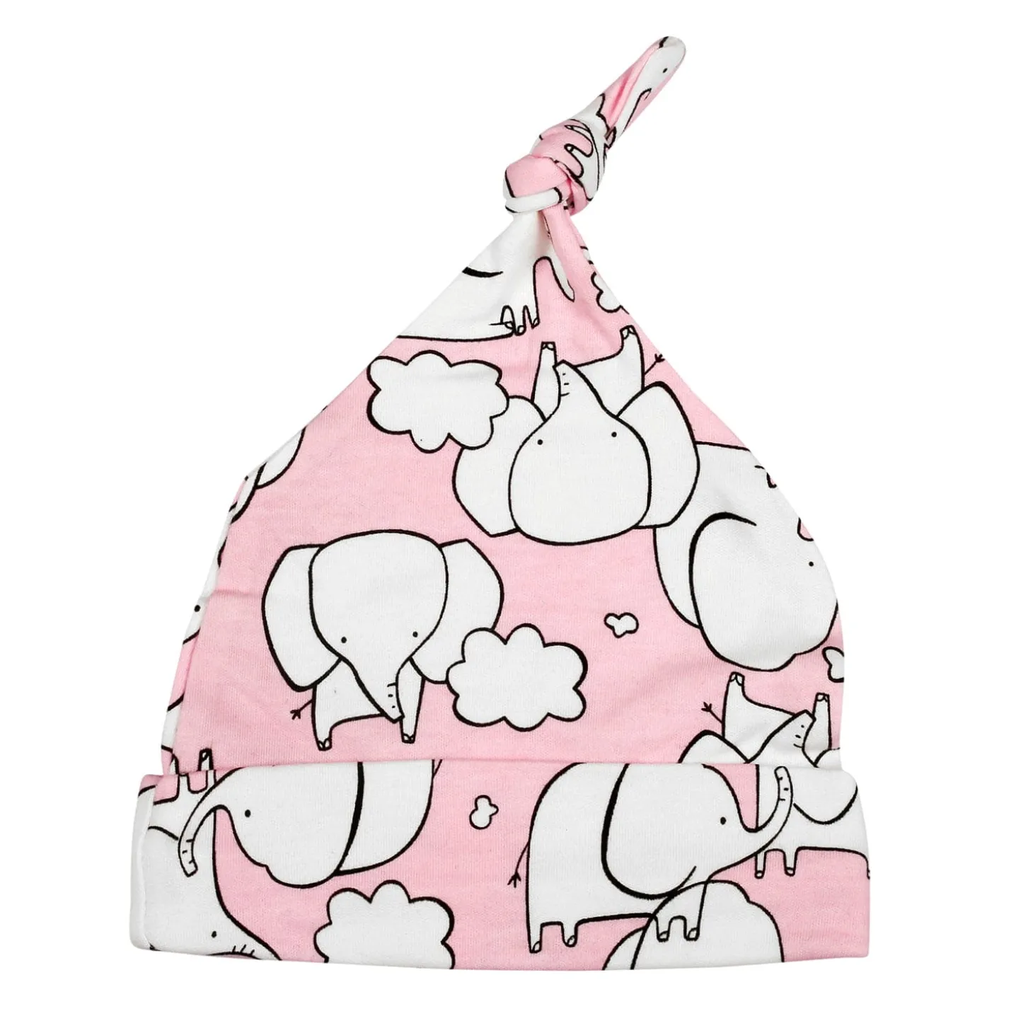 Pink Elephant 3 Pk Caps